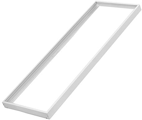 Maclean MCE542 Aufbaurahmen für LED Panel 1195x295mm Deckenmontage Wandmontage Montageset Einbaukit Aluminium