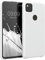 kwmobile Hülle kompatibel mit Google Pixel 4a Hülle - Silikon Handy Case - Handyhülle weiche Oberfläche - kabelloses Laden - Weiß