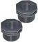 AERZETIX - C51852 - Lot de 2 Réductions plastiques mâle/femelle 1 1/4''x3/4'' à butée intérieure à visser - mamelon réduit mâle/femelle à visser 10 bars