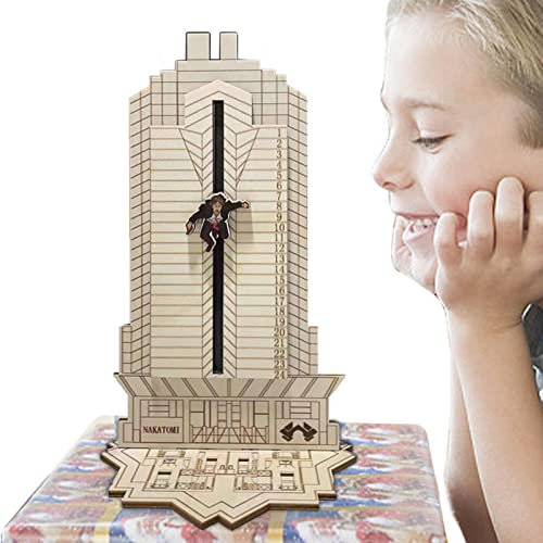 Yeeda Hölzerner Adventskalender, Countdown Kalender Mit Marker, Weihnachts Desktop Party Ornament Geschenk, Lustige Die Weihnachts-Adventskalender Weihnachten Tischdekoration