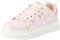 Skechers Street Girls Sneaker, Light Pink Synthetic/Multi Trim, 36 EU
