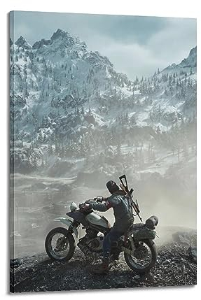 VZRSQZK Poster The Game Days Gone, dekoratives Gemälde, Leinwand-Wandposter und Kunstdruck, modernes Familienschlafzimmer-Dekor-Poster, 50 x 75 cm