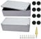 Effektpedal-Aluminium-Stomp-Box-Gehäuse, Gitarren-Pedalgehäuse, 1590B Gehäuse, 1590B, Aluminiumbox, Stomp-Box, Pedalbox für DIY-Gitarre, Pedal, Gitarre, Instrumentenkoffer, Aufbewahrungshalter, 2