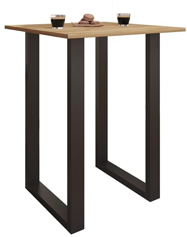 VCM Bartisch, Tresen, Stehtisch, hoher Tisch, Bartresen Tisch - Xona 80x50 cm