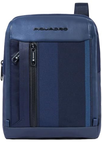 Piquadro Steve 11' Tablet Crossbody Bag L Blue