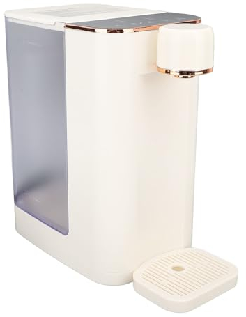 Sofortiger Warmwasser Spender, 3L Tragbarer Instant-Wasser Wärmer mit 5 Temperaturen und 5 Wasser Ausgängen vor Eingestellt, 3s Schnell Heizungs Arbeits Platte (EU-Stecker 220 V)