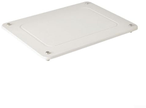 Tapis de séchage en diatomite pour comptoir de cuisine, dessous de verre absorbant l'eau, tapis égouttoir à vaisselle 30 x 40 x 2 cm (blanc)