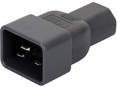 VENEKA Beige Farbe Iec 320 C13 Auf C20 Ac Adapter, Iec 15A Auf 10A, 16A Auf 10A Ac Konverter, C20 16A Auf C13 10A Stromanschluss