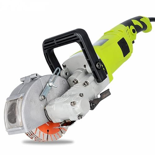 Electric Wall Chaser, 4000W 7500 RPM Wall Groove Cutting Machine Slotting Machine for Brick Granite Marble Concrete Cutter Notcher Groover