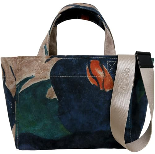 DOGO Tragetaschen für Damen – handgefertigte und einzigartige Design-Damen-Handtaschen, Blütenblätter, Medium