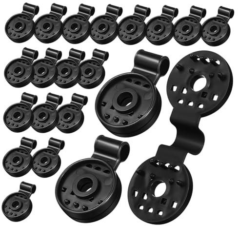 50pcs Shade Net Clip Sun Shade Fix Clamp Net Clip Awning Clips Garden Clips Sunshade Cloth Clamps Greenhouse Net Clip Shade Cloth Clips Heavy Duty Shade Mesh Buckle Black Plastic CAXUSD
