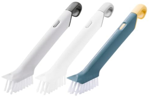 NULYLU 3pcs Oven Cleaner Gas Stove Brush Bbq Grill Fryer Cleaning Brush Kitchen Oil Stain Remover