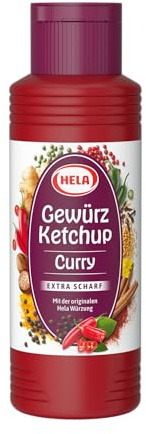 6x Hela Ketchup Curry extra scharf 300ml