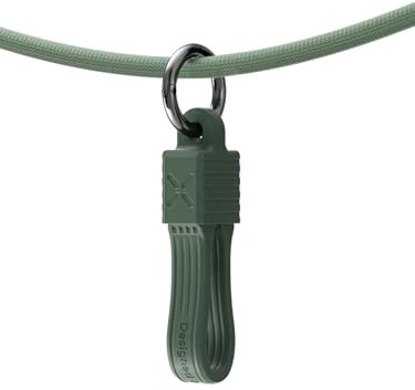 Hagibis USB 4 Cable Portable Keychain, 240W USB C Charging Cable, 40Gbps Data Transfer, 8K@60Hz Video Display for iPhone 16 15 Pro Max, iPad, Thunderbolt 4/3, External SSD (Green)