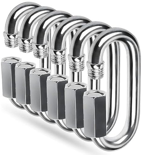 Quick Link, 304 Stainless Steel Heavy Duty Clips Chain Connector Repair Link Buckle for Swing Outdoor Camping