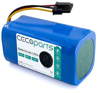 CECOPARTS Batería 3200 mAh 14.8V 47.36Wh Compatible con Cecotec Conga 7490 Ultimate – Repuesto para Robot Aspirador. Verifica el Modelo Antes de Comprar.