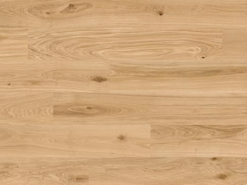 Granorte Korkboden Natur mit integrierte Kork-Dämmung zum klicken, Bodenbelag 8,5mm, Landhausdiele Korkoberfläche, Fußwarm Kork-Fußboden klicksystem, 1Paket(2,03m²)-DESIGNTrend Eiche Blond