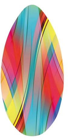 KESOTO 35 Zoll Skimboard für Wasseraktivitäten, Bodyboard für Anfänger Und Erwachsene, Style D