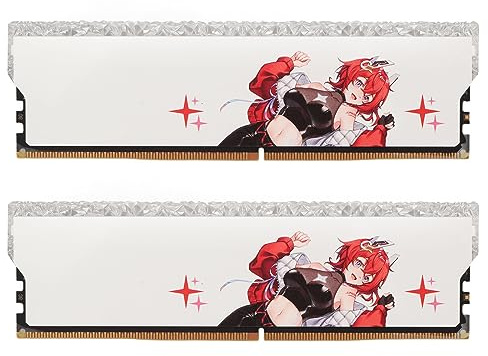 Hamwesh DDR4 RAM 16GB 3200MHz, Modulo di Memoria Desktop RGB con XMP 2.0 per PC da Gioco e (16 GB (2x8 GB))