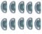 10pcs Sanding Belt 20mm x 520mm 60 Grit Belt Sander Paper Mixed Power Tool Sander Sanding Belts