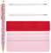 GORGECRAFT 4PCS Precision Pin Pen Set Craft Outils de Désherbage en Vinyle Kit D'Installation de Stylo à Air Rétractable avec Recharge pour Enlever Les Bulles sur Le Film (Rose)
