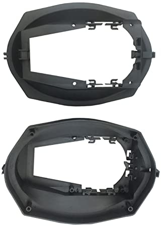 GENGGENG YEJIANGHUA Auto-Lautsprecheradapter kompatibel mit 1991-1999 BMW 3. Serie E36 6x9 Hinterer Lautsprecher-Adapter-Kit Ringe Spacer Natural
