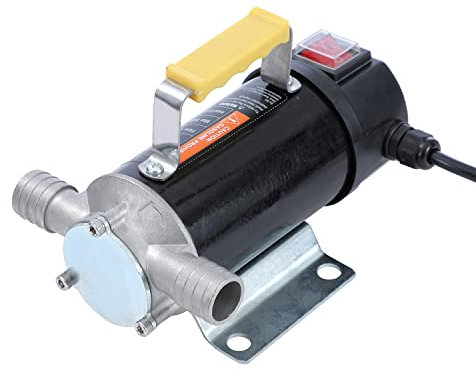 KATSU Diesel Transfer Pump 200W 12V DC Self Priming Portable Fuel Oil Fluid Extractor Electric Transfer Pump for Tractors Caravan Trucks Construction Machinery 482120