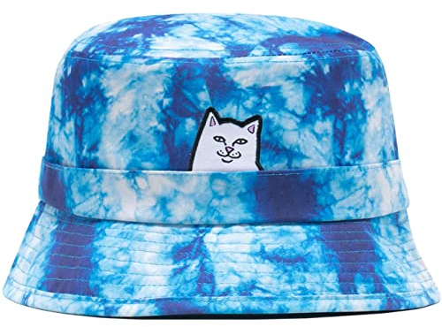 Rip N Dip Herren Hut Lord Nermal Tie Dye Bucket Hat, Größe:OneSize, Farben:Blue Acid wash