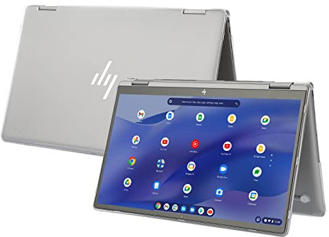 mCover Hard Case Compatible ONLY for 2023~2024 14 HP Chromebook x360 14C-CD0000 Series Laptop Computers (NOT Fitting Any Other HP Chromebook & Windows laptops) - Clear