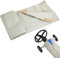 Cubierta protectora para piscina al aire libre – cubierta para lona solar, 650 x 100 cm, cordón de sujeción para piscina exterior interior, funda enrollador para protección de piscina exterior