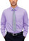 COOFANDY Herren Hemd Langarm Freizeithemd Businesshemden Für Herren Anzug Hemd Regular Fit Herrenhemden Langarm Mit Brusttasche Elegant Helles Lila L