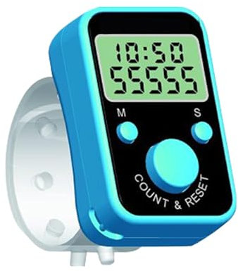 LearnLyrics Compteur Manuel Numérique, Compteur Numérique à 5 Chiffres avec, Affichage LCD Compteur, Dispositif de Comptage Électronique, Gadgets de Compteur Portable pour l'École