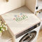Odot Tapis de Protection pour Dessus de Machine à Laver, Antidérapant Housse de Machine à Laver pour Machine à Laver ou Sèche-Linge Buanderie Réfrigérateur Cuisine (Jardin,20x30cm)