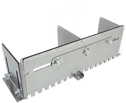 DPFCYBS Zahnspachtel Mörtelkamm Wandfliesen-Nivelliergerät Verstellbares Gerät Für Flache Asche Von Fliesen Nivelliergerät Für Pflastersteine(Size:Rechter Winkel,Color:300-600mm)