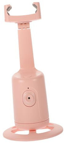DOITOOL Soporte Teléfono Móvil Inteligente Seguimiento Facial 360° para Streaming y Selfie, Material Duradero, Estilo Moderno, Tamaño Compacto, Uso para Transmisión, Color Rosa
