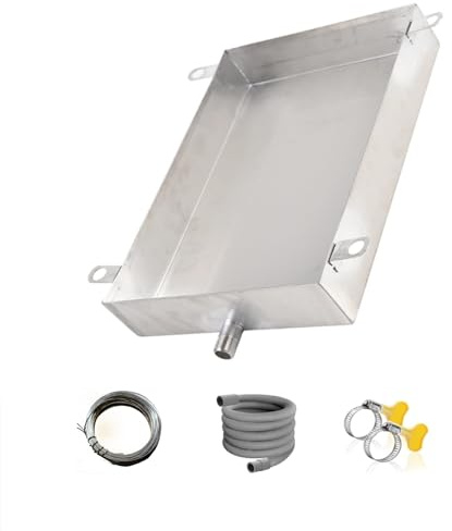 YANGLLYJ Bandeja Aire Acondicionado, Recoge Agua Aire Acondicionado, Bandeja para Aire Acondicionado, Drenaje Universal para Aire Acondicionado de Ventana(65x40cm/25.6x15.7in)