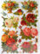 Glanzbilder Rosen Blumen EF 7182 B Oblaten Posiebilder Scrapbook Deko GWI 329
