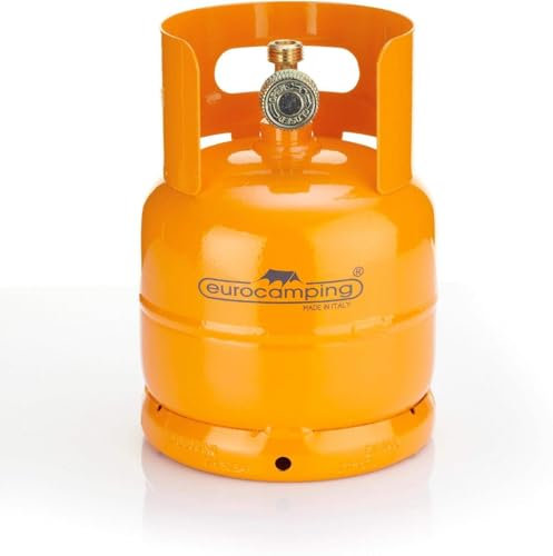 Bombola Gas 1kg Propano Ricaricabile Vuota Camping Fornellino