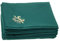 Trimming Shop Ringgesponnen Polyester Tisch Serviette mit Jingle Bell Stickerei, Weihnachten ESS Dekoration für Heim, Hotel,Bankett Partys,Weihnachten Events,20 x 20 inch - Grün, 20 inch