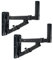 Sound Town 2-Pack Adjustable Wall Mount Speaker Brackets with 180-degree Swivel (STWSD-048B)