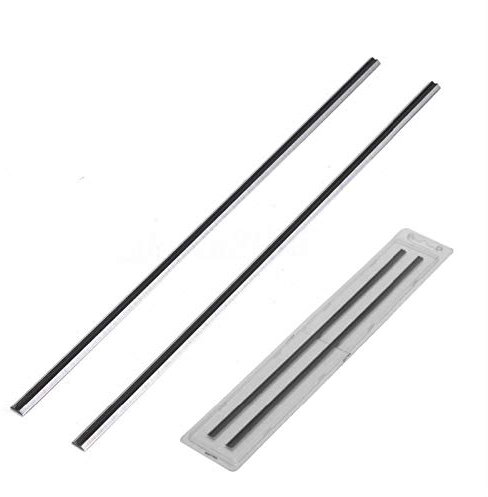 X-BAOFU, 2pcs 12 HSS cepilladora Cuchillas 793346-8 for Makita 2012NB 2012 Regrueso Planer 306 x 8 x 2 mm - Doble Filo