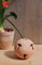 B-Ware ! Kugel Lilie Durchmesser ca. 16 cm aus Terracotta Terrakotta Kugel Garten Deko Windlicht
