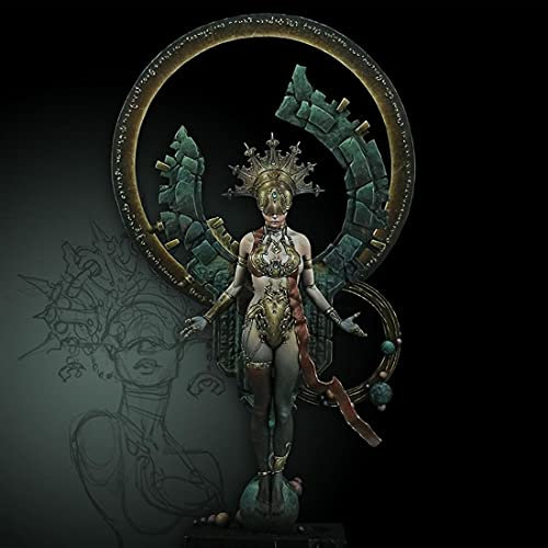 XINGCHANG 1/18 Ancient Fantasy Warrior Stand Resin Figure Model Kits Miniature Gk Unassembly Unpainted