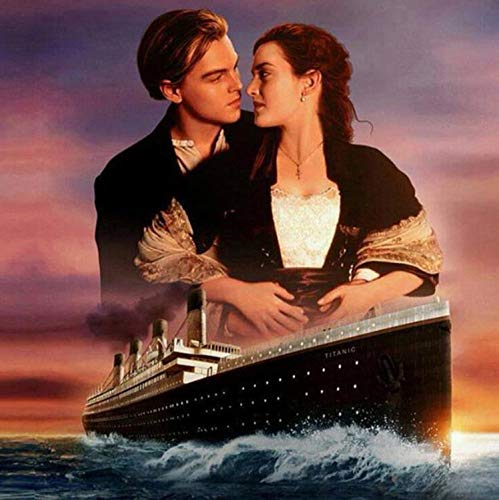 YSCOLOR Diamant Painting 5D DIY Volle Runde Diamant Malerei Titanic Stickerei Kreuzstich Strass Mosaik Wohnkultur 30X30cm