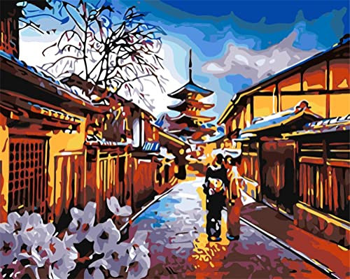 1000 Teile Puzzle Romantik Kyoto Puzzles für Erwachsene Zusammenbauen von Spielzeug Interaktive Familienspiele