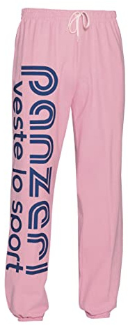 panzeri Pantalon Jogging Uni H - Rose/Marine
