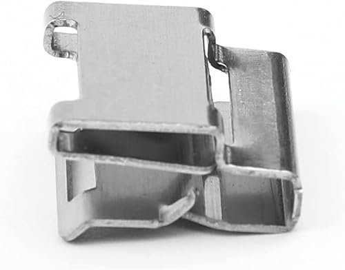 ZORILO Clip for la Gestione dei Cavi, Clip for Cavo del rimorchio Fermacavo for Pannello Solare a 90 Gradi in Acciaio Inossidabile 304 for 2 Cavi solari da 4 mmq (Dimensioni : 10 Pezzi)