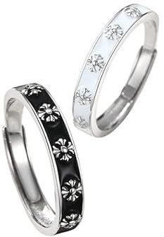 Paarringe aus Silber 925, Eheringe, Versprechensringe, Jahrestag, 2 Stück – Iris-Paarring