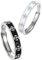 Paarringe aus Silber 925, Eheringe, Versprechensringe, Jahrestag, 2 Stück – Iris-Paarring