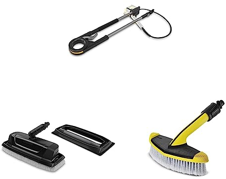 Kärcher TLA 4 Telescopic Spray Lance High Pressure Washer Accessory, Glass & Facade Cleaning Attachment, and Soft Washing Brush